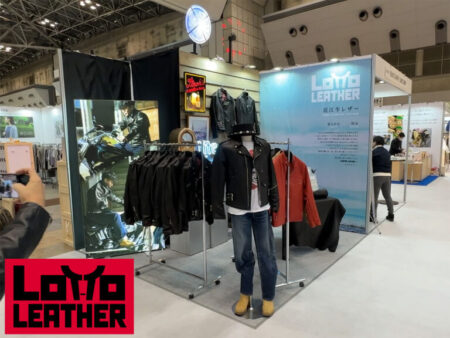 LOTTO LEATHER 様  ブランドロゴ・モデル撮影・パンフレット・展示会ブース制作